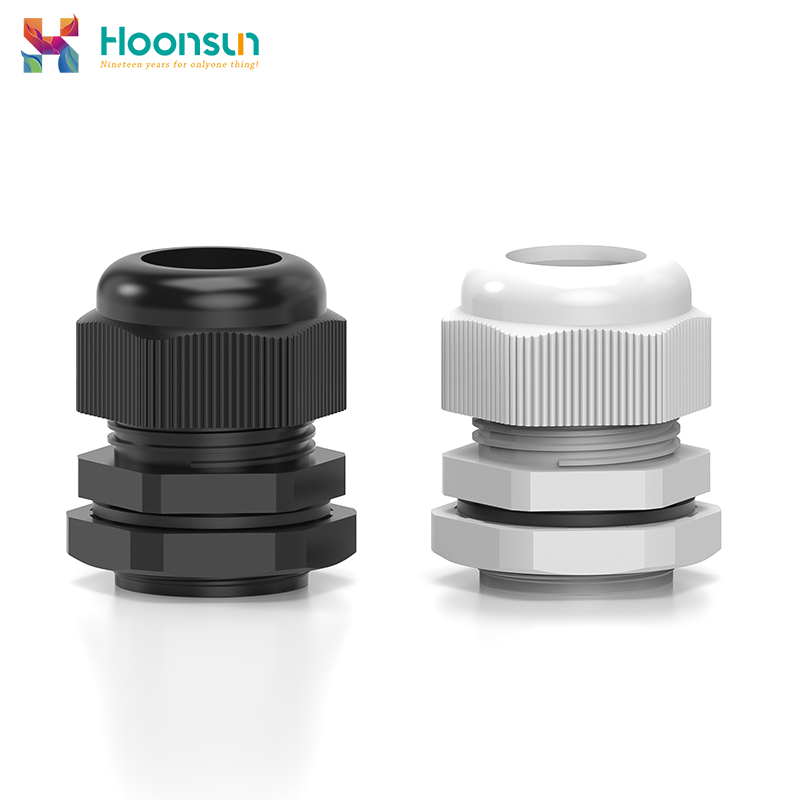 Hoonsun M / PG Type IP 68 waterproof cable gland PA66 Nylon Cable Gland