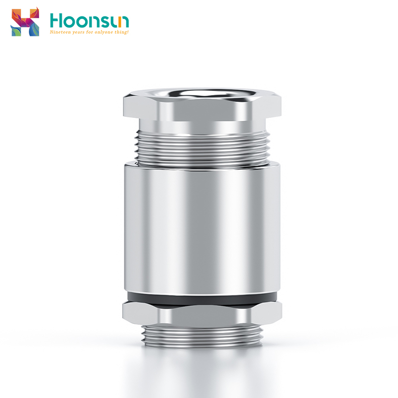 Hoonsun IP54 Chromium-plated brass Marine Cable Gland -TJ Clamping Type