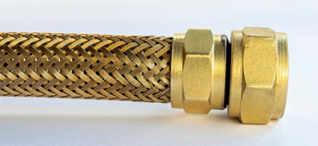 Brass cable gland-strengthened type