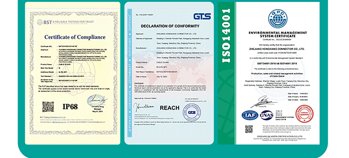 our certificate