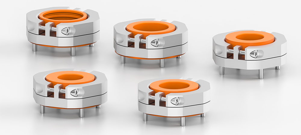 Aluminum alloy flange waterproof cable gland