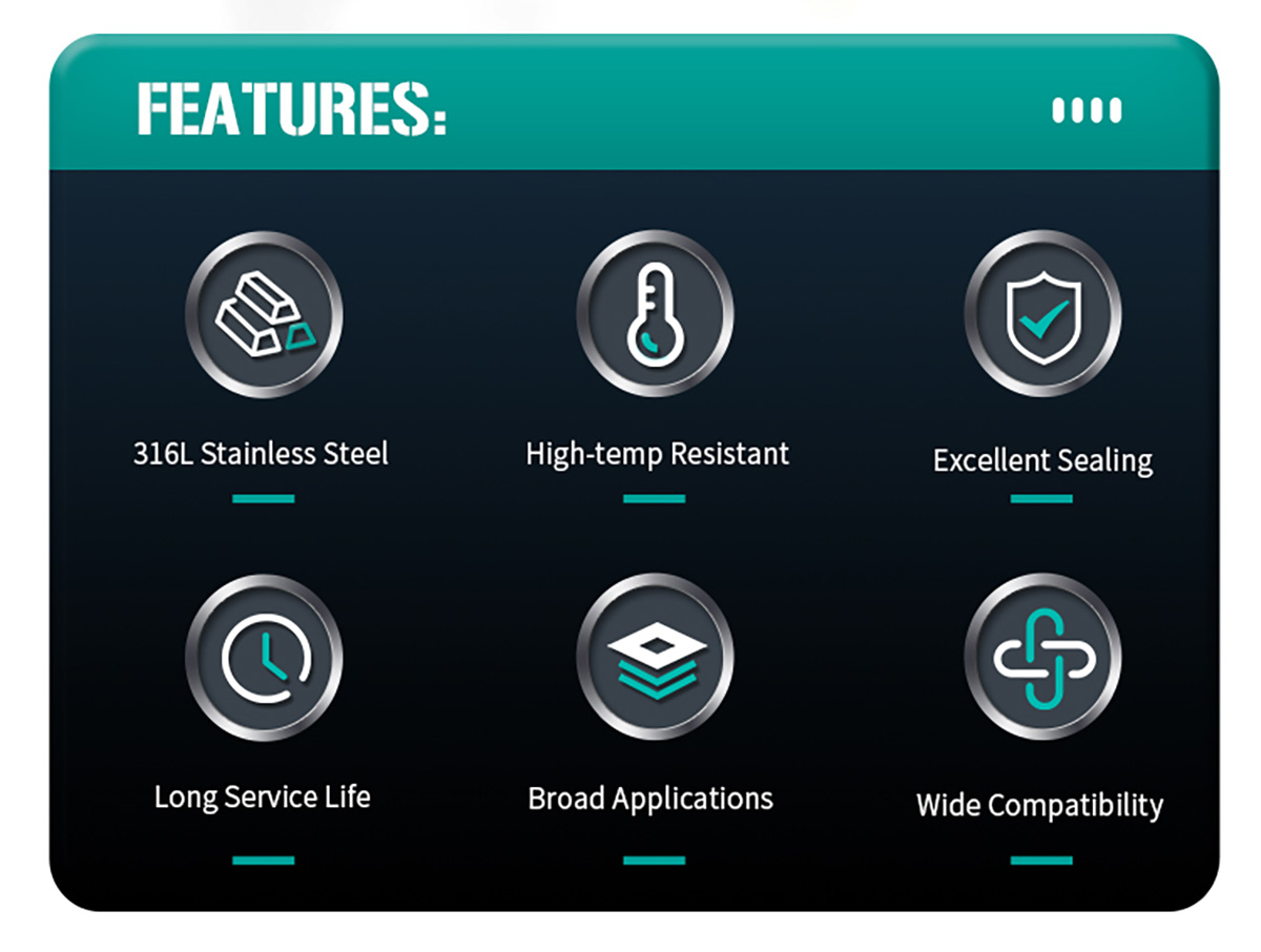 BLC series Liquid Cooling Connector feature
