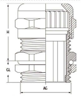 M8-M120 Metal Cable Gland