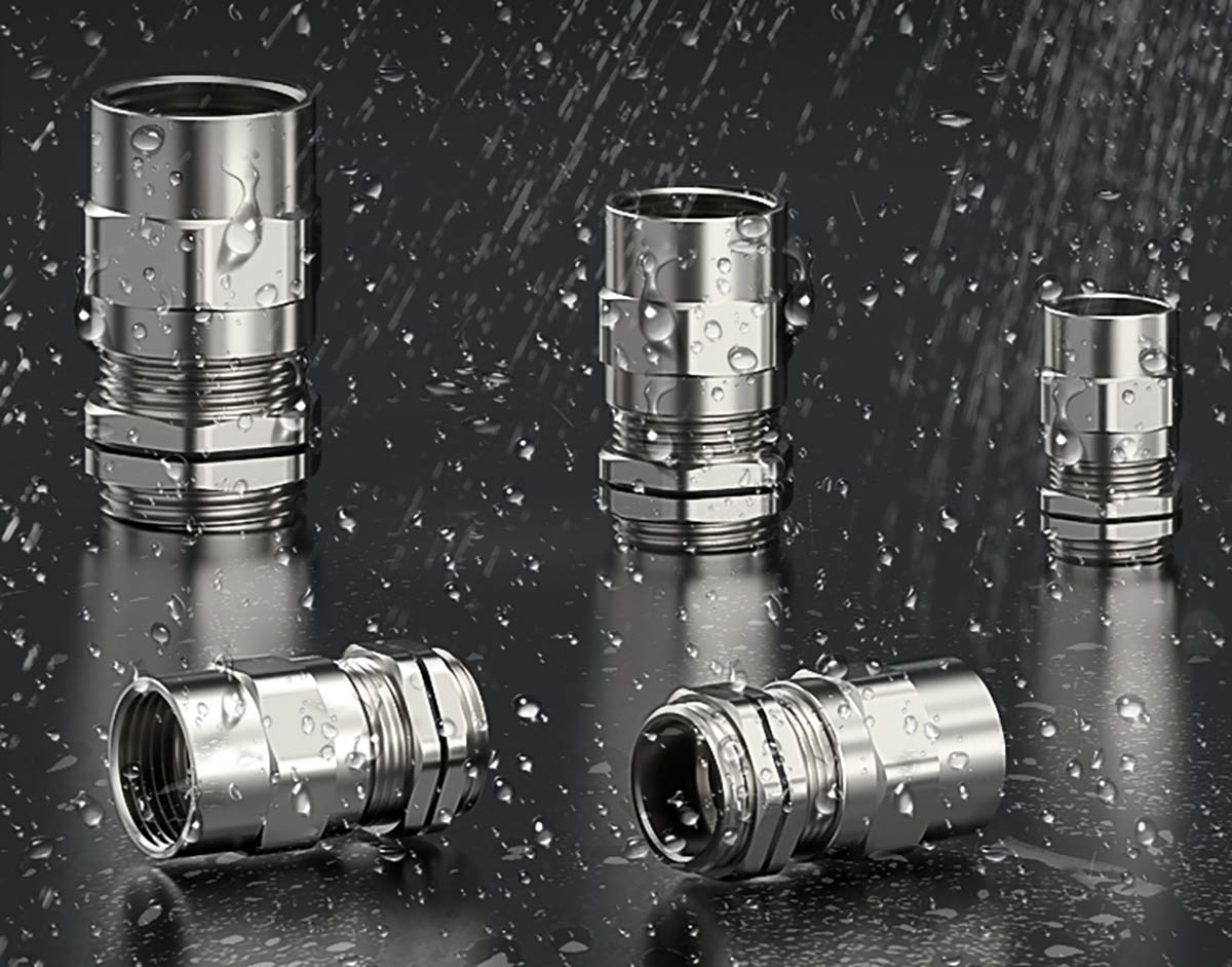 Metal Tubular Cable Glands Excellent Waterproof Sealing