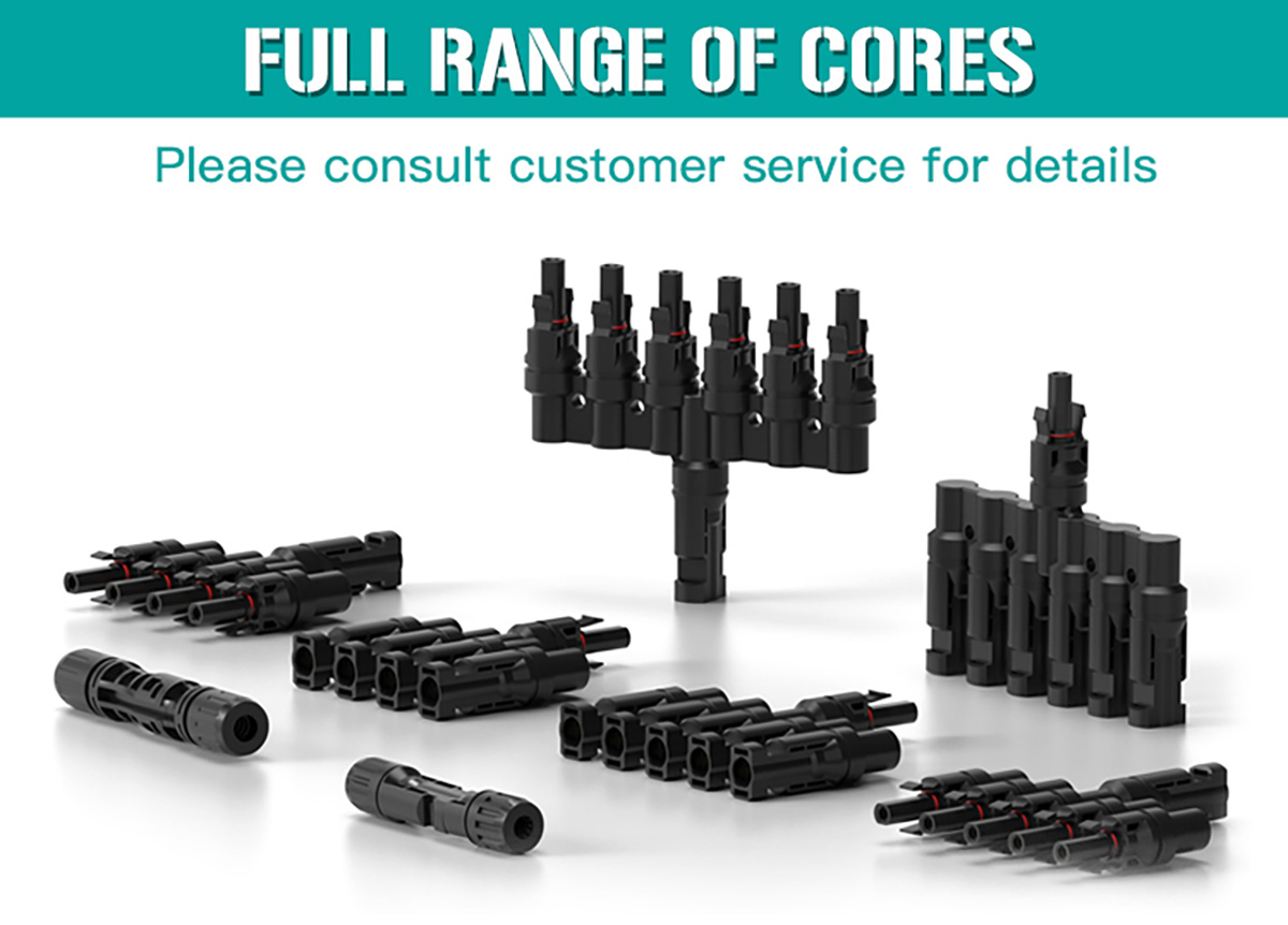 Solar Connector full range of cores