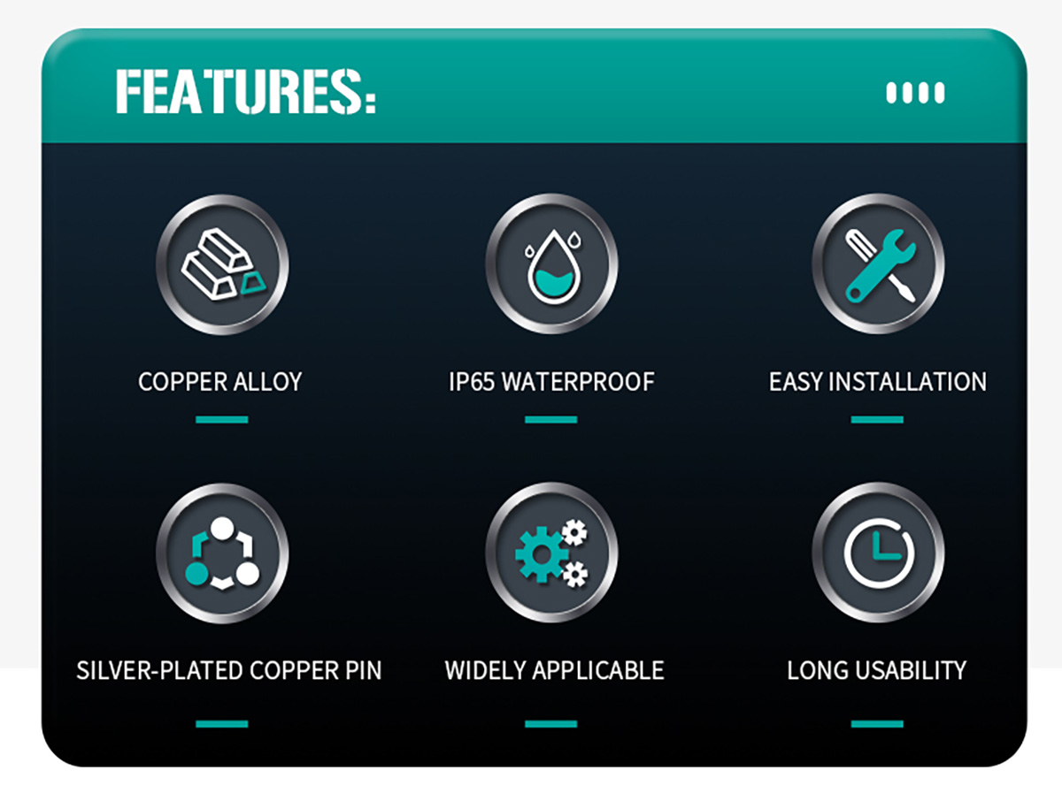 circular connectors features
