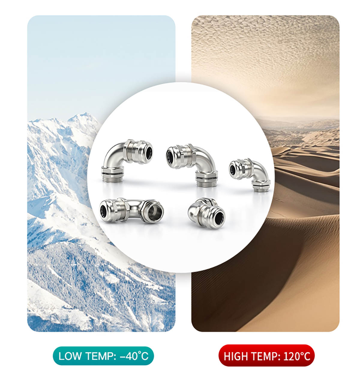 90° Flexible Pipe Fitting Protection Safe
