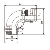 90° Flexible Pipe Fitting Technical Parameter