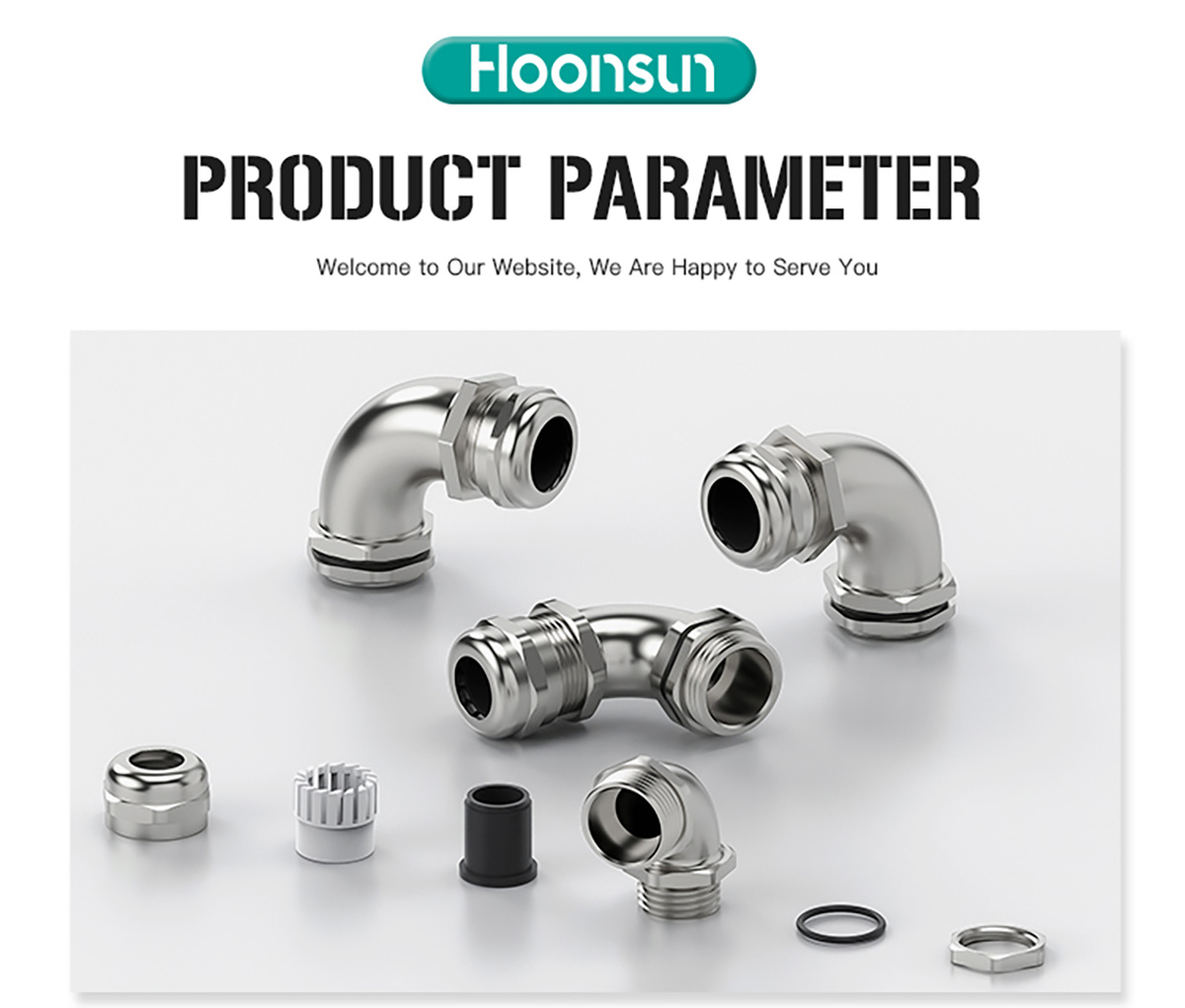 90° Flexible Pipe Fitting product parameter
