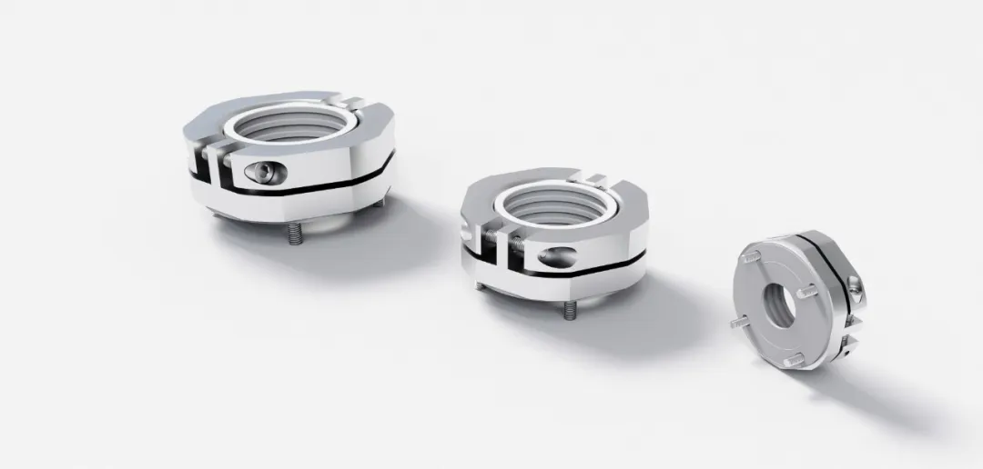 Aluminum alloy flange waterproof joint