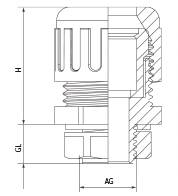 HX-NLT Nylon Bellows Connector Technical Parameter