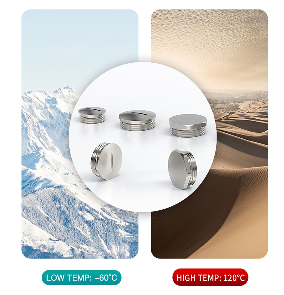 Metal Plug Cap Protection Safe