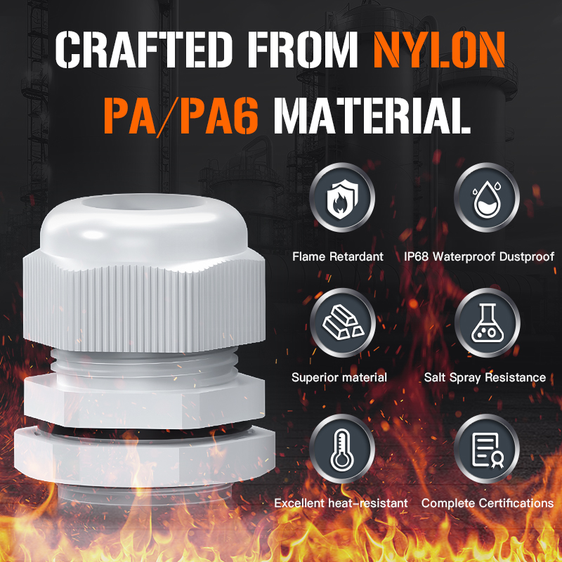 Nylon cable glands