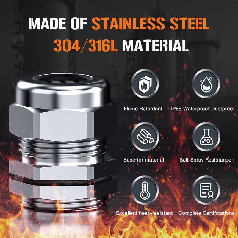 Stainless Steel Cable Glands