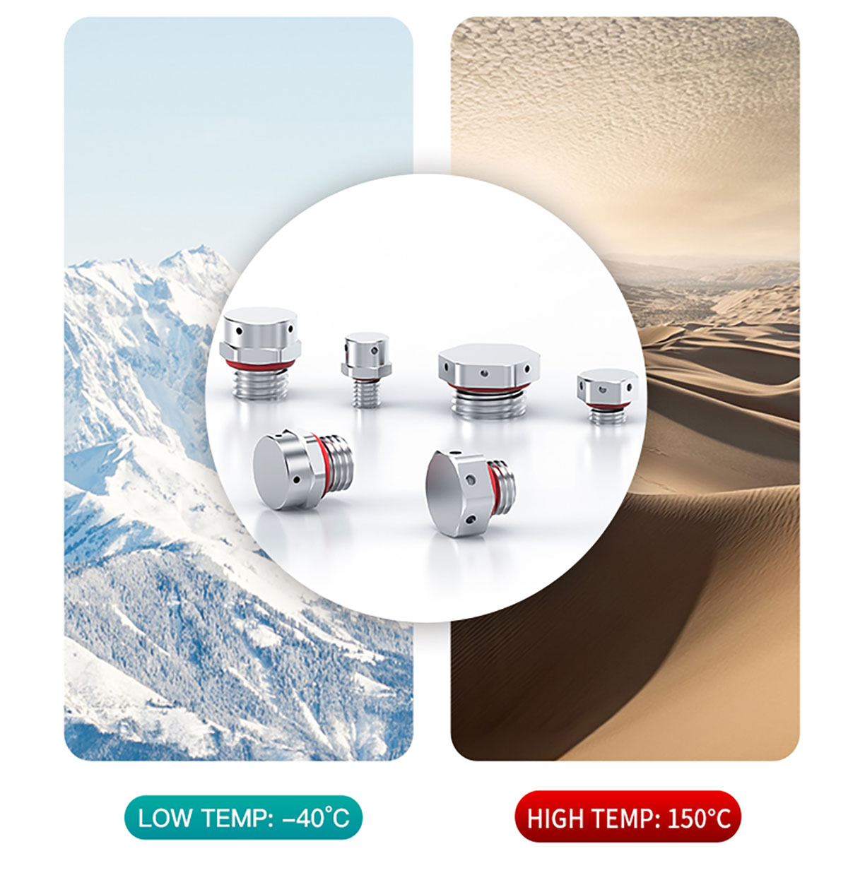 stainless steel vent plug Protection Safe