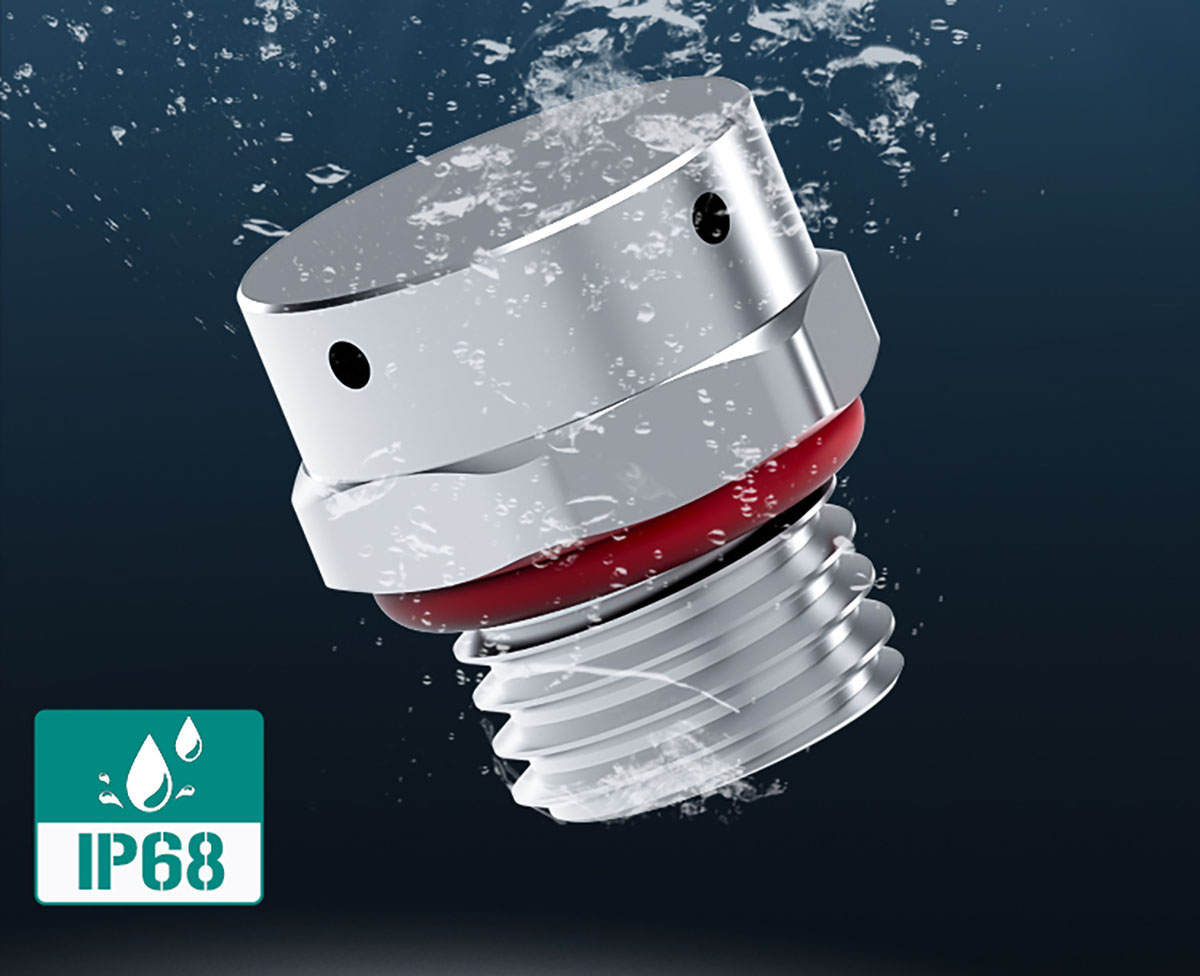 stainless steel vent plug ip68