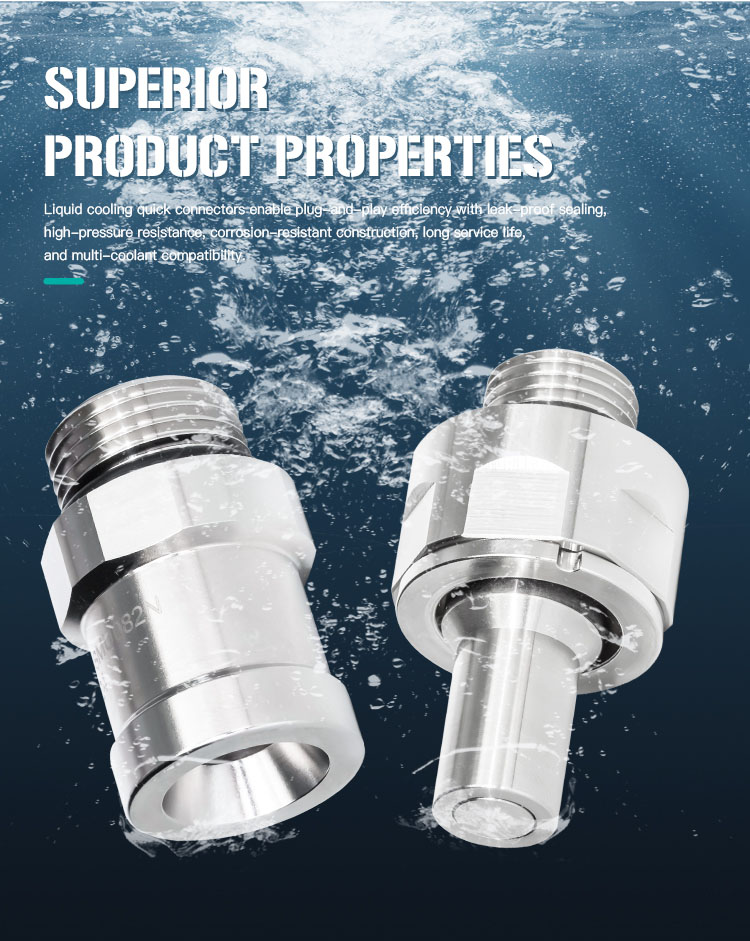 1UQDB Series Blind-Plug Quick Connectors