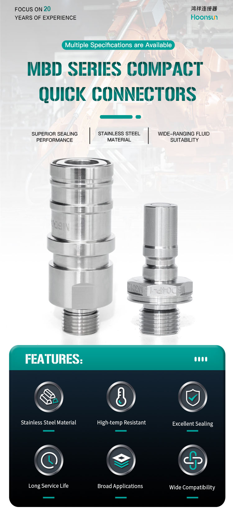 MBD Series Compact Liquid-Cooled Quick Couplings (2)