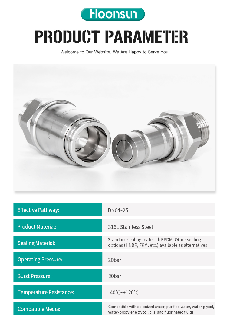 MDC09S Compact Liquid-Cooled Quick Coupling (2)
