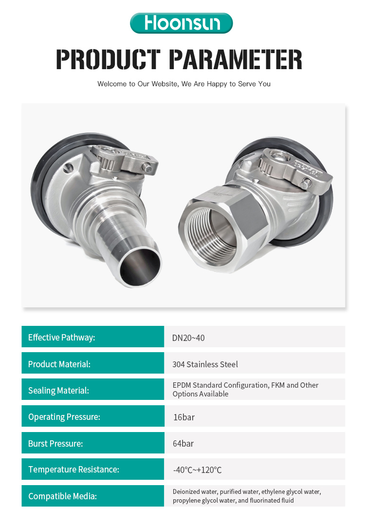 SFC Series Ball Valve Quick Coupling