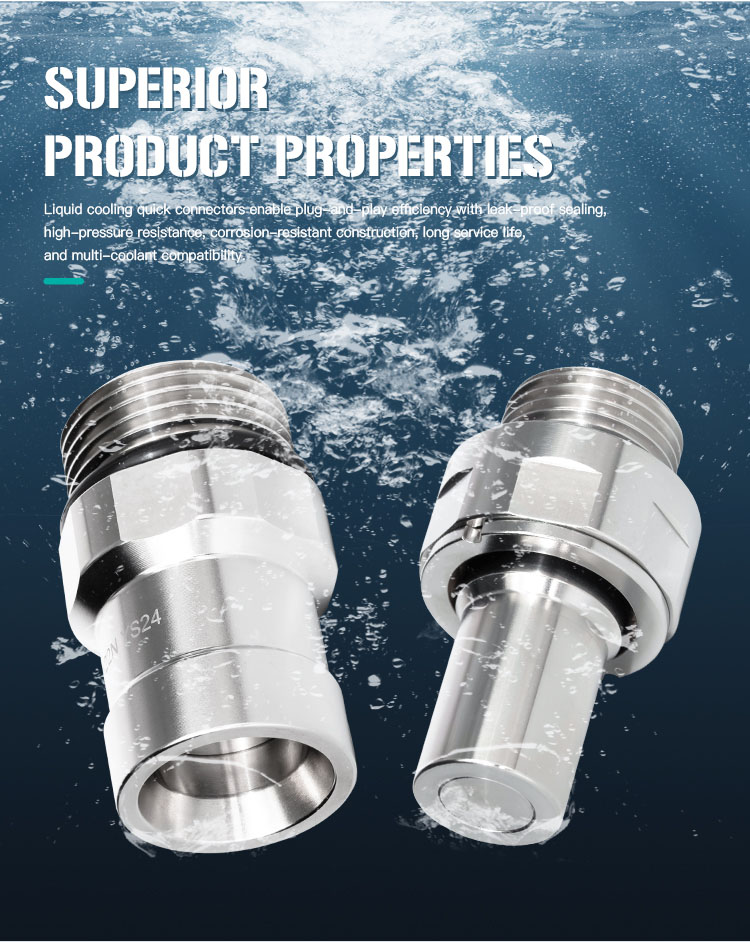 UQDB08S Series Blind Plug Quick Connectors