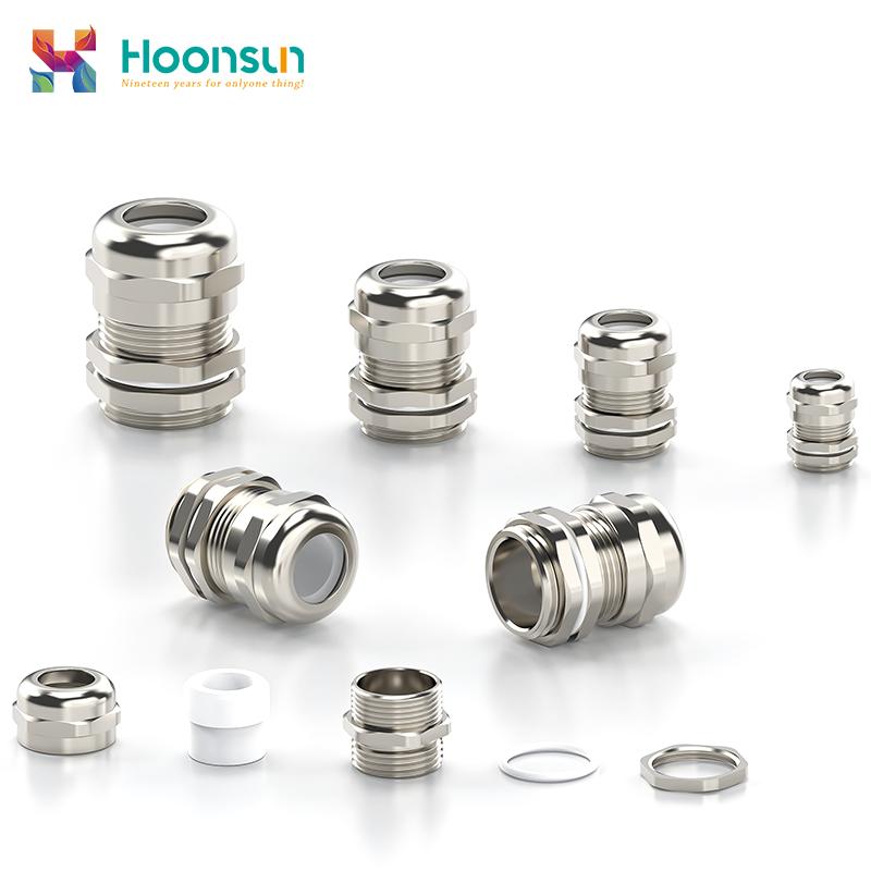 High Temperature Metal Cable Glands: NGS Series for Applications Above 200°C HX-NGS Type Metal Cable Gland, nickel-plated brass